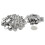 50Sets/100Sets Blank Button Badge Components Supplies for Maker Machin 1