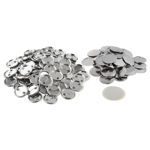 50Sets/100Sets Blank Button Badge Components Supplies for Maker Machin