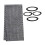 Waterproof Universal Replacement Fabric for Deck Chair Black Gray 3
