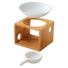 Oil Burner Wax Melt Burner Oil Warmer with Candle Spoon Furnace Home D