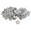 50Sets/100Sets Blank Button Badge Components Supplies for Maker Machin 1