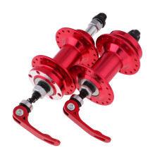 1 Pair Bike Front & Rear Hub Disc Brake Hub Set 36Hole w/ Quick Releas