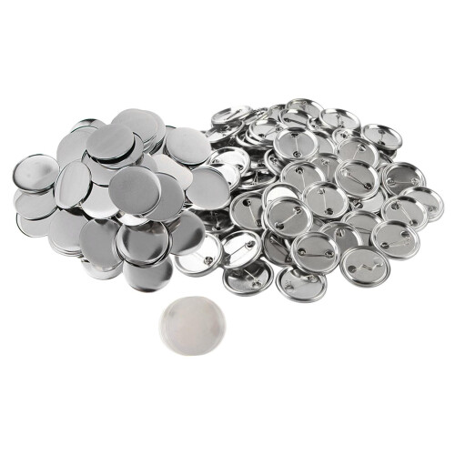 50Sets/100Sets Blank Button Badge Components Supplies for Maker Machin 1