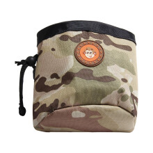 Small Pet Dog Snack Waist Pouch Dog Snack Treat Bag Yellow+Camouflage