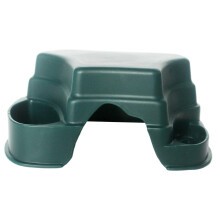 Pet Reptile Hide Box with Basin Cave Snake Easy Clean House Landscape