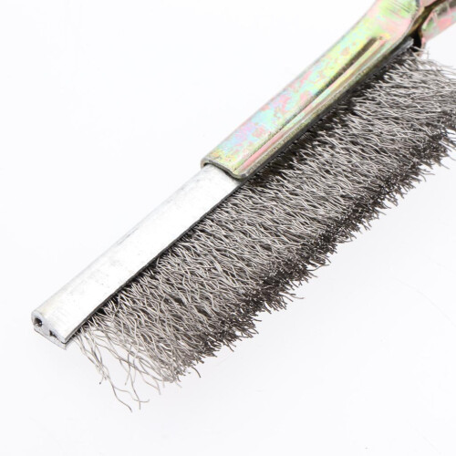 Handle Wire Brush for Rust Paint Remover Straight Stainless Steel Wire 2