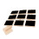 Pack 10PCS Small Mini Wooden Blackboard Note Memo Message Board Chalkb 3