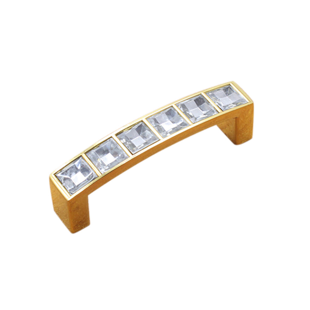 Two-Hole Crystal Furniture Handle Cabinet Drawer Wardrob Handle 64Mm P 6902696630063