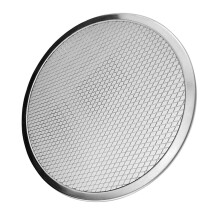 Aluminium Flat Mesh Pizza Screen Oven Baking Tray Net Bakeware 12inch