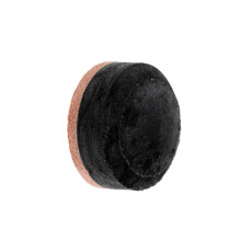 Replacement High Quality Artificial Pigskin Pool Cue Tips Brown 14mm M
