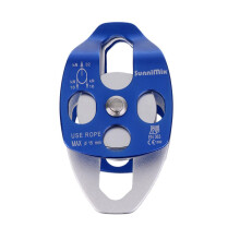 32KN Double Pulley for Hauling System Climbing Caving Rescue Dragging