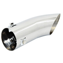 Universal 59mm Stainless Steel Car SUV Exhaust Pipe Tail Muffler Tip 1