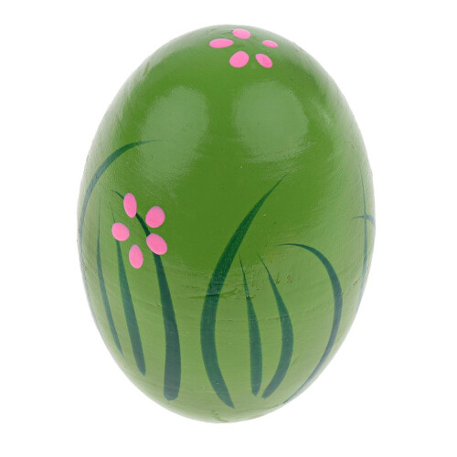 Wood Hand Shaker Egg Intelligence Percussion Toy for Early Learning Gr 2