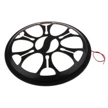 Car Horn Decorative Cover Speaker Grilles Protector Black for Light 10