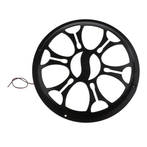 Car Horn Decorative Cover Speaker Grilles Protector Black for Light 10 1