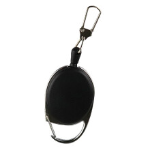 Retractable Key Chain Reel Holder Steel Recoil Ring Belt Clip Hook Car