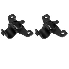 2x Bike Bicycle Pump Holder Bracket Inflator Frame Fixing Clip for Dia