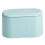 Stylish Bathroom Trash Small Garbage Can Wastebasket for Desk Light Bl 1