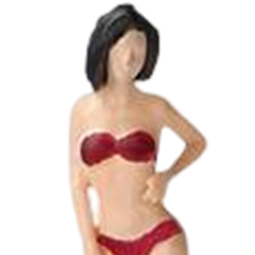 1:64 Scale Miniature Girls Model Tiny Character Model for Model Train 2