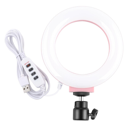 Selfie Three Color Temperatures Ring Light USB Powered for Vlogging Vi 2