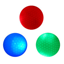 3 Pieces Glow In Dark LED Light Up Golf Ball Official Size Tournament
