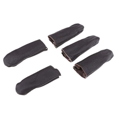 5pcs Needle Felting Leather Finger Protectors Tools Finger Guards Rand 1