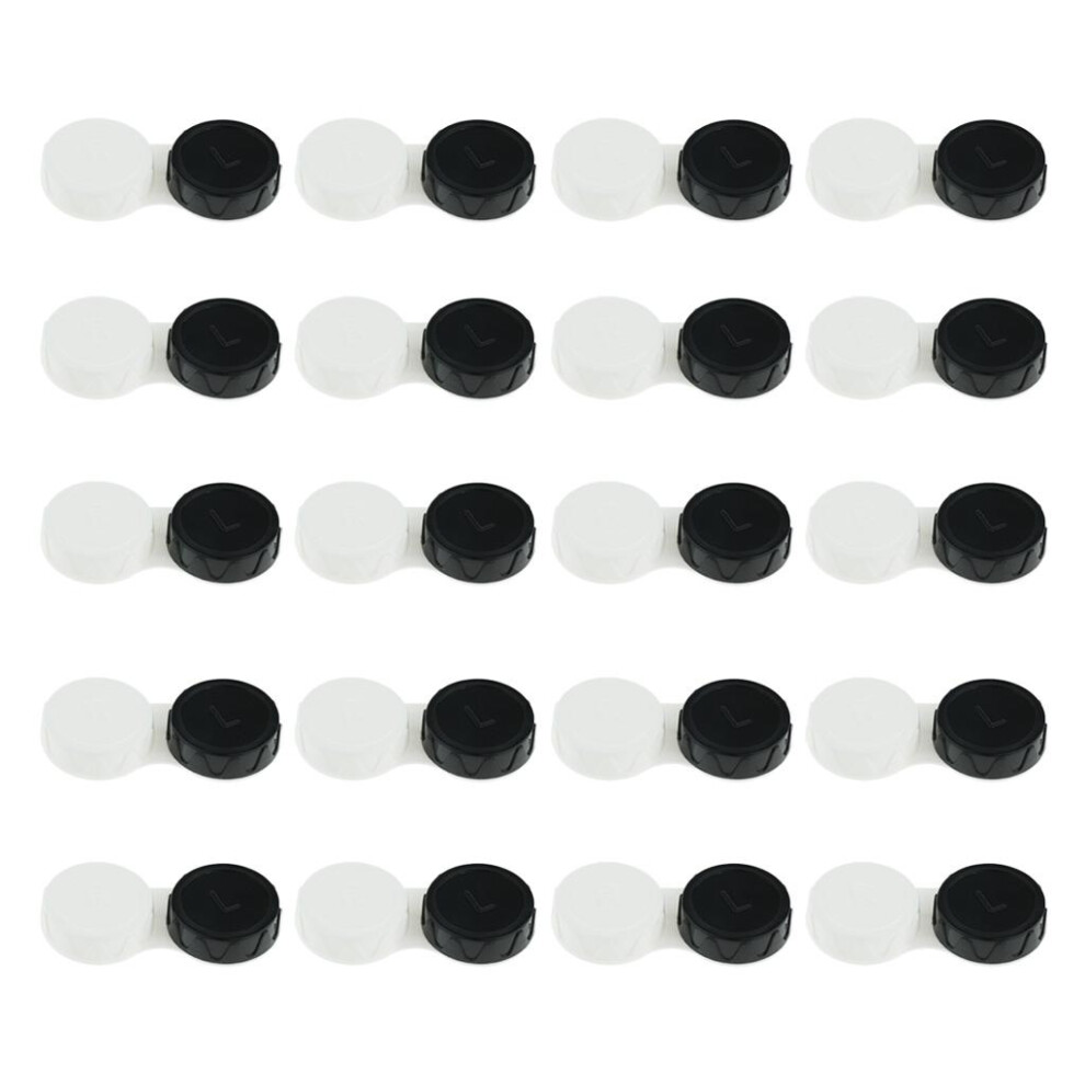20 Pieces Mini Contact Lens Box Travel Lenses Cases Container Holders