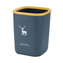 Plastic Rubbish Paper Waste Bin Home Office Bedroom Trash Can Large Bl