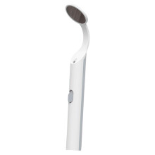 Dental Mirror with Bright Light Lamp Curve Angle Comfortable Grip Anti