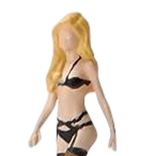 1:64 Scale Miniature Girls Model Tiny Character Model for Model Train 2