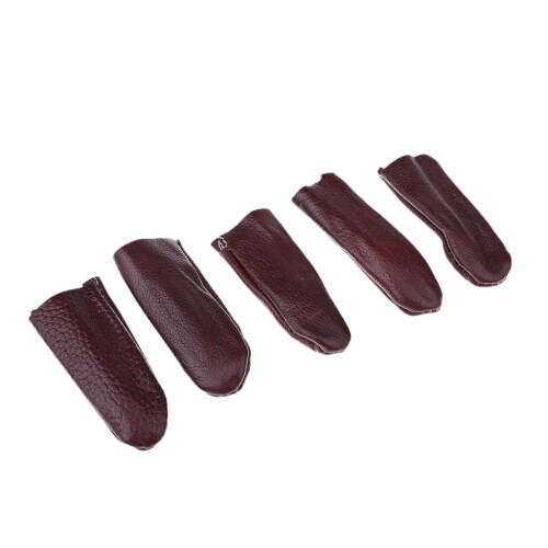 5pcs Needle Felting Leather Finger Protectors Tools Finger Guards Rand 1