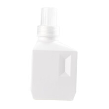 Laundry Bottle with Label Large Capacity for Detergent Home Use White