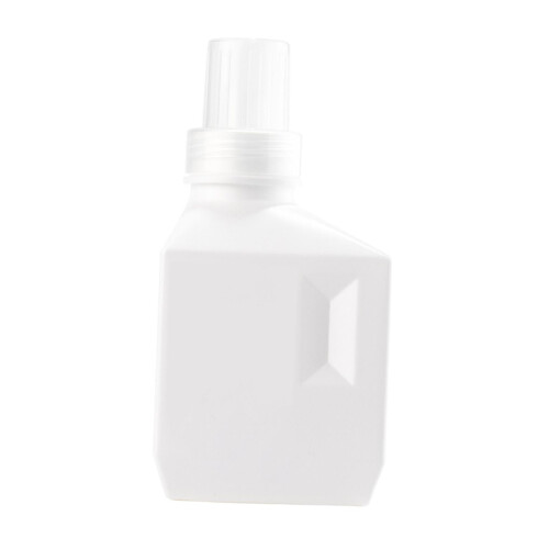 Laundry Bottle with Label Large Capacity for Detergent Home Use White