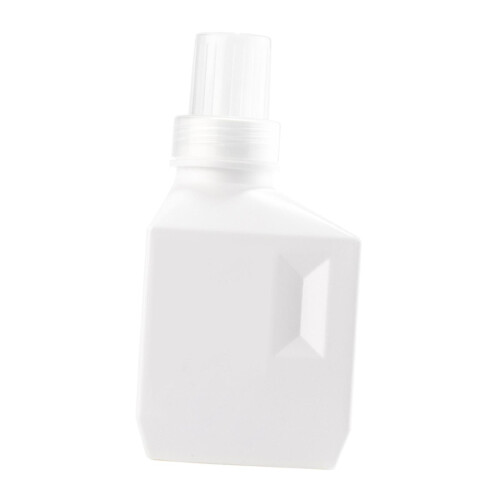 Laundry Bottle with Label Large Capacity for Detergent Home Use White
