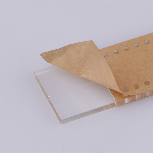 4pcs Leather Craft Clear Acrylic Watch Strap Band Stencil Templates E 2