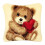 1 Set DIY Latch Hook Kits with Animals Pattern for Cross Stitch Lovers 2