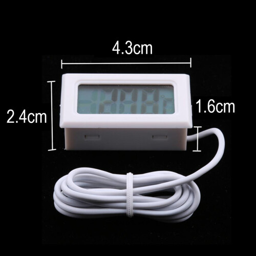 LCD Digital Electronic Aquarium Fish Tank Water Thermometer Hydrotherm 1