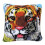 Latch Hook Kits DIY Animal Pattern Pillow Making Package 43x43cm Tiger 2