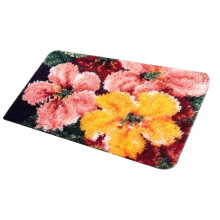 DIY Flower Latch Hook Rug Kits for Beginners Handmade Carpet Cushion Z
