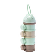 Layered Milk Powder Box Baby Side Opening Bear Shaped Container with L