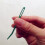 2pcs Aluminium Large-eye Bent Tip Tapestry Darning Needles Knitting Gr 2