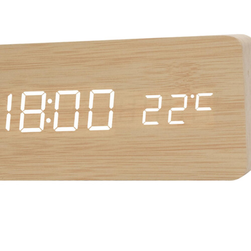 Modern Digital Alarm Clock 3 Alarm Setting Large LED Display Home Deco 2