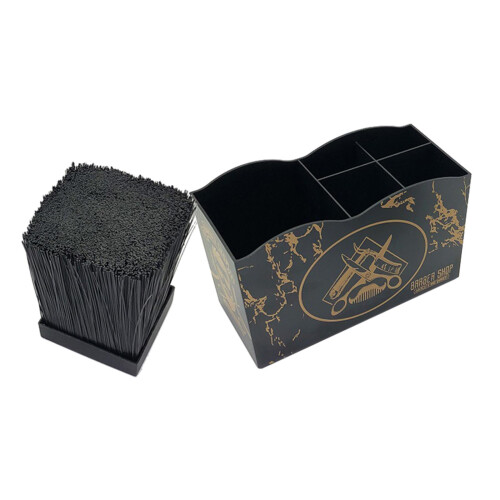 Haircut Tool Storage Box Barber Scissors Rack Salon Large with Divider 2