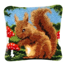 1 Set 3D Latch Hook Kits with Animals Pattern for Cross Stitch Lovers