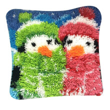 Cute Animal Latch Hook Pillow Kits for Beginners DIY Home Ornaments ZD