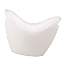8 Liter Ice Bucket Wine Beverage Beer Tub for Party Bar with Handle Wh