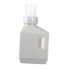 Laundry Bottle with Label Large Capacity for Detergent Home Use Gray 1