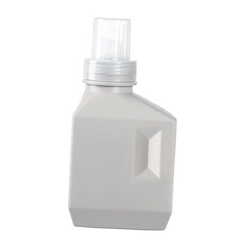 Laundry Bottle with Label Large Capacity for Detergent Home Use Gray 1