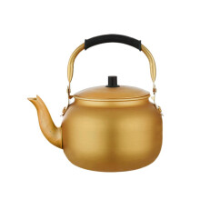 Aluminum Water Kettle Teapot Kettle Portable Golden for Camping Outdoo