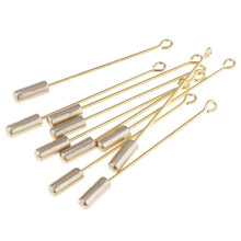 10PC 5cm Cylinder Glue On Pad Lapel Stick Pin Clutch Boutonniere Pin G